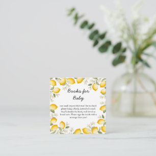 Niedliche Zitrusfrüchte-Sommerbücher für Baby Begleitkarte