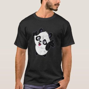 Niedliche Zootiere Happy Baby Panda Zookeeper T-Shirt