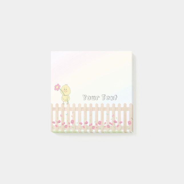 Niedliche Zuchttierkids-Schule Regenbogen Post-it Klebezettel (Vorderseite)