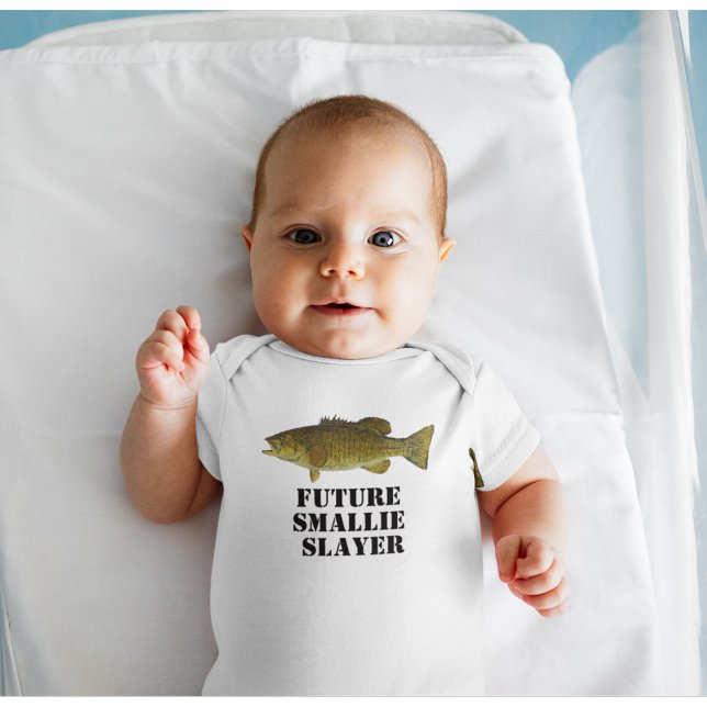 Niedliche Zukunft der Schmallmaul-Bassschichtfisch Baby Strampler (Von Creator hochgeladen)