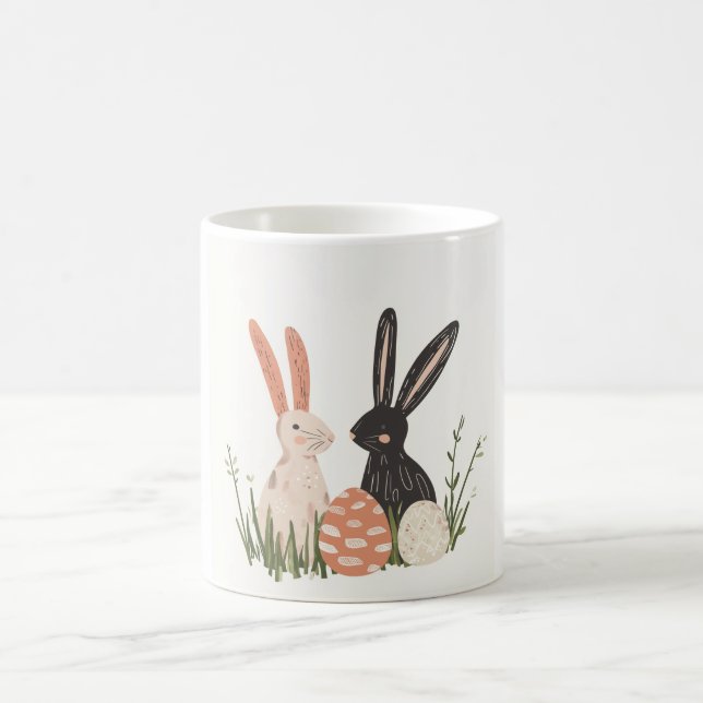 Niedliche Zwei-Sterne-Illustration-Tasse Kaffeetasse (Mittel)