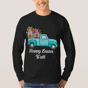 Niedliche Zwerge mit Bunny Oars Egg Jagdfahrzeug O T-Shirt