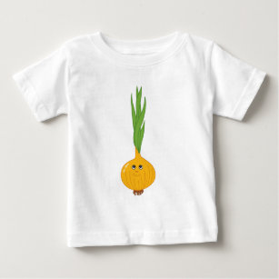 Niedliche Zwiebeln, Federzwiebel, Zwiebeljungen T  Baby T-shirt
