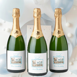 Niedlichen alle an Bord des ersten Jahres Geburtst