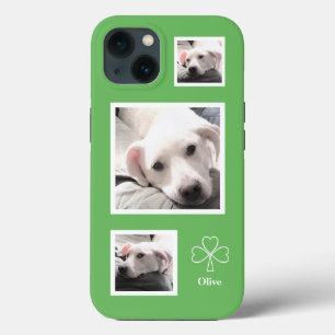 Niedlichen drei Fotos süßer weißer Welpenhund g Case-Mate iPhone Hülle