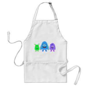 Niedlichen kleine Monster Schürze