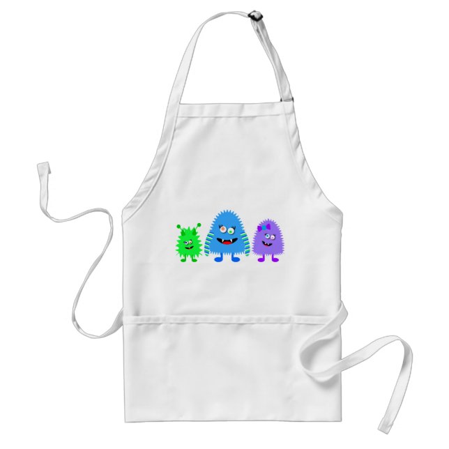 Niedlichen kleine Monster Schürze (Vorne)
