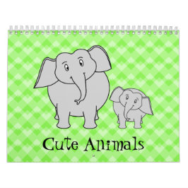 niedlichen Tiere 2022 Helle Cartoon farbenfroh Kalender