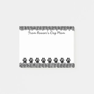 Niedlichen und lustigen Haustier-Hundeinhabers Post-it Klebezettel