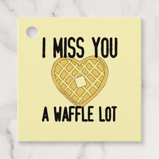 Niedlichen Vermisste Zitate, die ich dir verzeihe, Geschenkanhänger (Vorderseite)