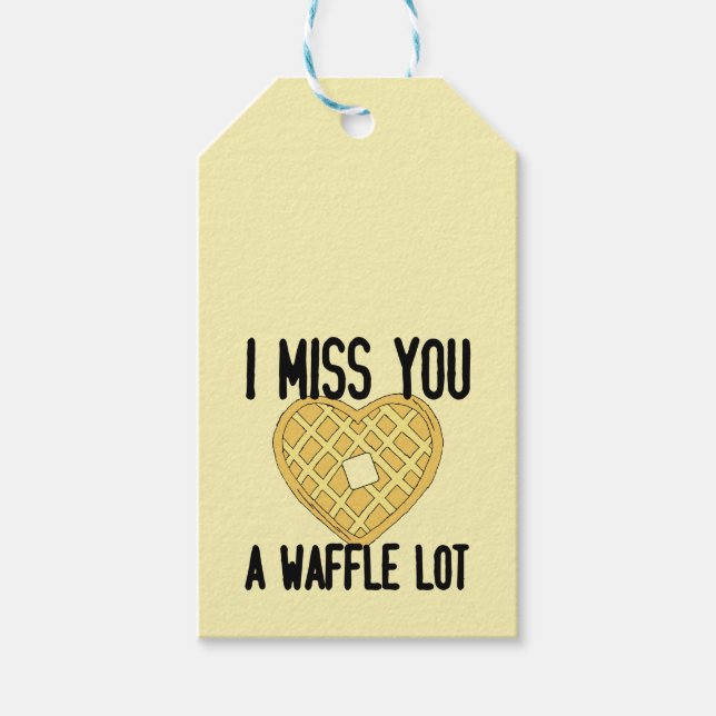 Niedlichen Vermisste Zitate, die ich dir verzeihe, Geschenkanhänger (Vorderseite)