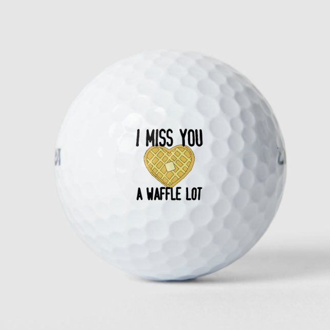 Niedlichen Vermisste Zitate, die ich dir verzeihe, Golfball (Vorderseite)
