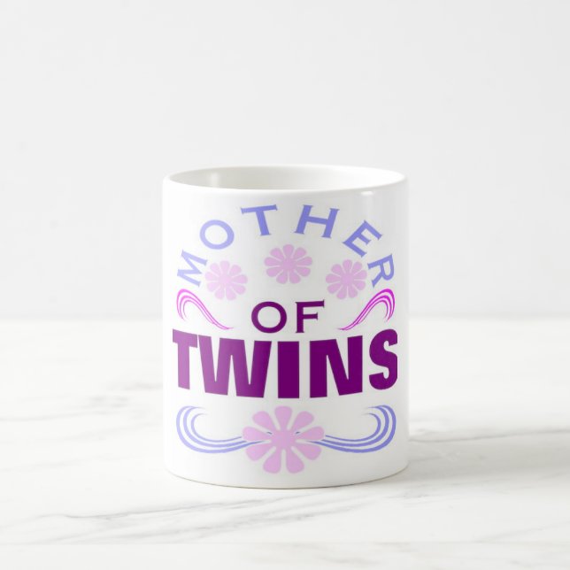 niedlichen Zwillinge Mama Kaffeetasse (Mittel)