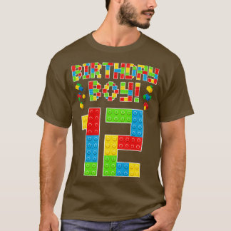 Niedlicher 12. Geburtstag 12 Jahre alter Block Geb T-Shirt
