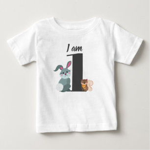 Niedlicher 1. Geburtstag Baby T-shirt