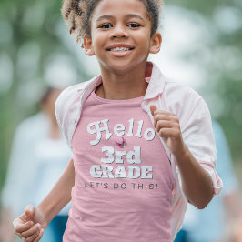 Niedlicher 3. Platz zurück in die Schule T-Shirt