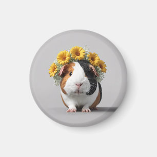 Niedlicher 3D-Boho Guinea Kühlschrankmagnet