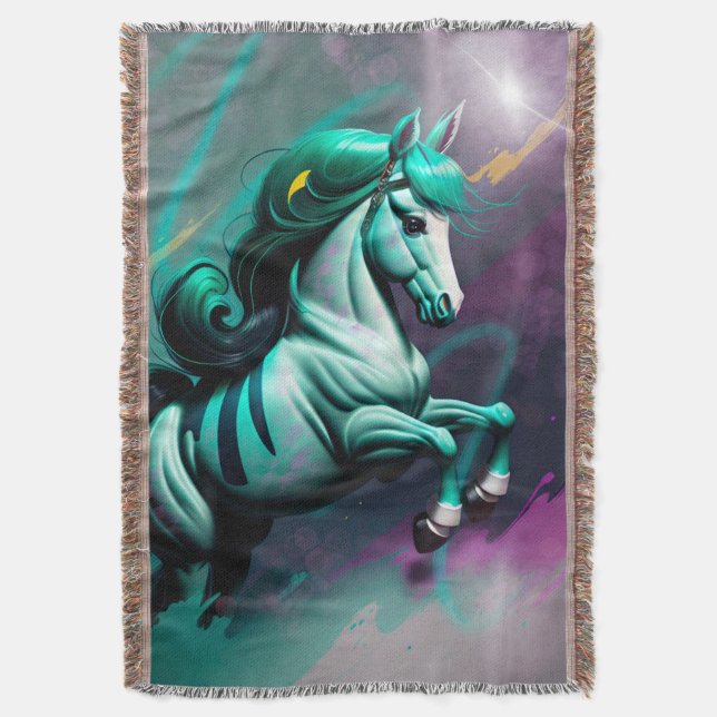Niedlicher 3D-Spirit-Pony 24 Decke (Vorderseite Vertikal)
