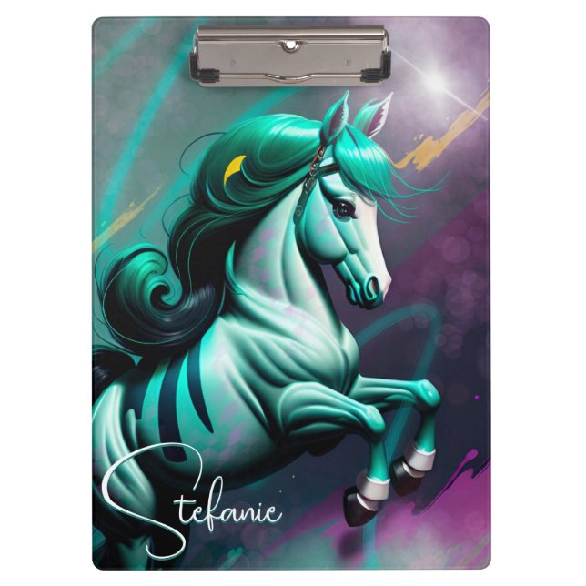 Niedlicher 3D-Spirit-Pony 24 Klemmbrett (Vorderseite)