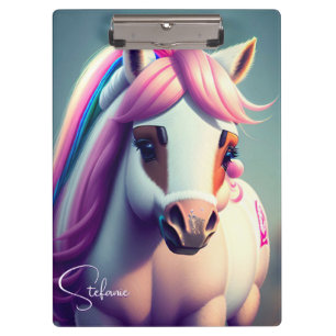 Niedlicher 3D-Spirit-Pony 2 Klemmbrett