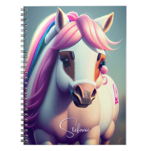 Niedlicher 3D-Spirit-Pony 2 Notizblock