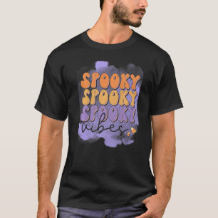 Niedlicher 60er 70er Gefärbte Krawatte Spooky Vibe T-Shirt