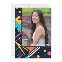 Niedlicher 80er Retro Bright Abschluss