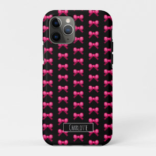 Niedlicher 8-Bit-rosa Bow-Krawatte-Multifunktionsl Case-Mate iPhone Hülle