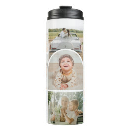 Niedlicher 9-Foto-Collage Arch Thermosbecher