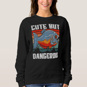 Niedlicher, aber gefährlicher Piranha Whisperer Aq Sweatshirt