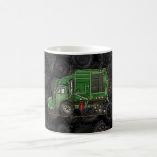 Niedlicher Abfall-LKW-Abfall-LKW Kaffeetasse