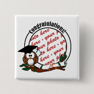 Niedlicher Abschluss mit Cap & Diploma Button