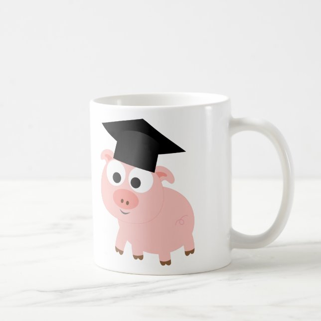 Niedlicher Abschluss Pig Kaffeetasse (Rechts)