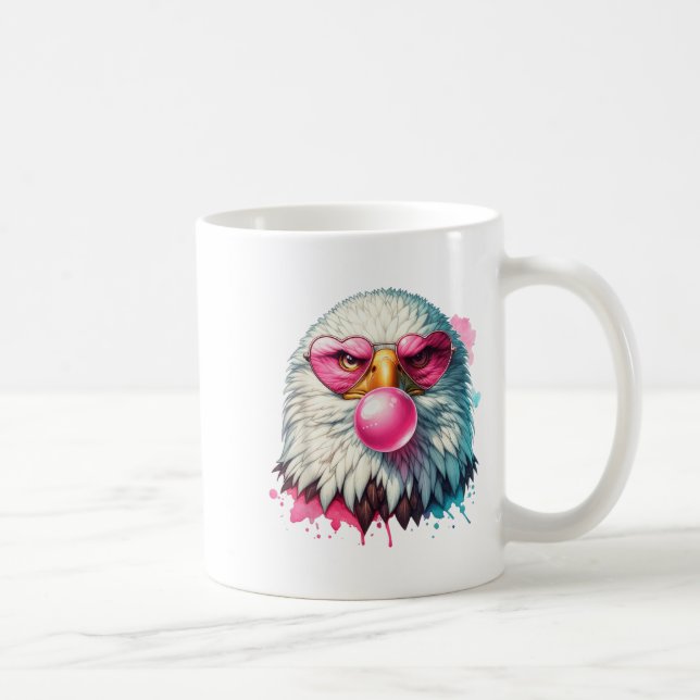 Niedlicher Adler mit NK-Gläsern und Bubbl Kaffeetasse (Rechts)