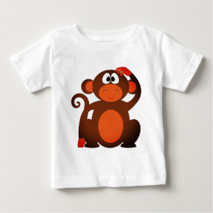 Niedlicher Affe Baby T - Shirt