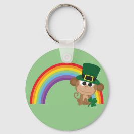 Niedlicher Affe Leprechaun Schlüsselanhänger
