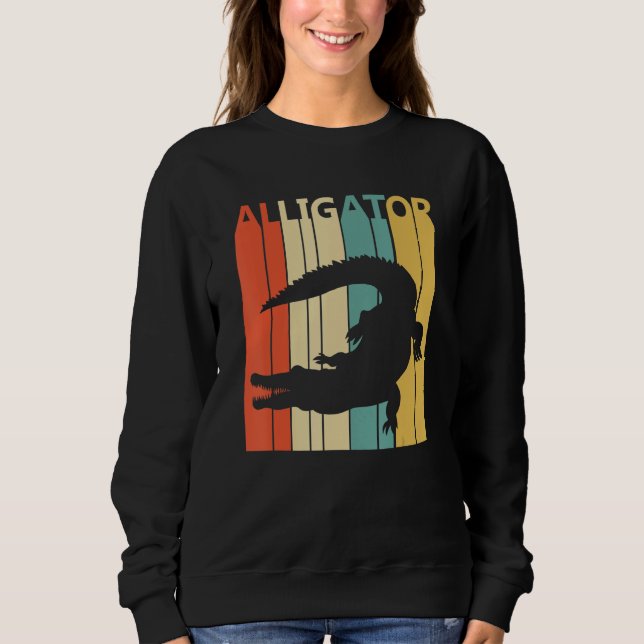 Niedlicher Alligator Sweatshirt (Vorderseite)