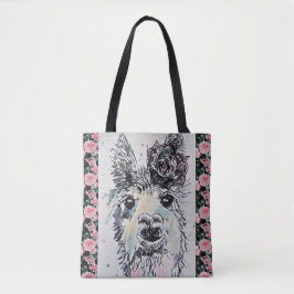 Niedlicher Alpaca Llama Frische Pasta machen Tasche