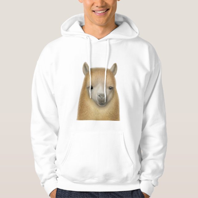 Niedlicher AlpakaHoodie Hoodie (Vorderseite)