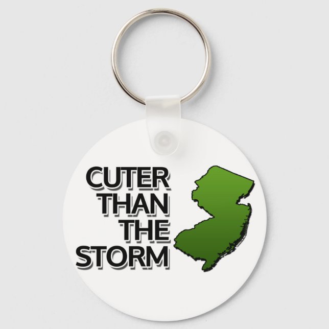 Niedlicher als der Sturm Schlüsselanhänger (Vorderseite)