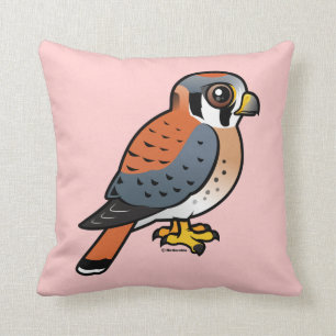 Niedlicher amerikanischer Kestrel Kissen