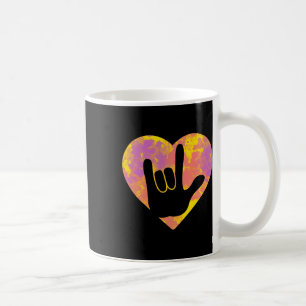 Niedlicher amerikanischer Sign Language-Prix Kaffeetasse