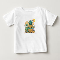 Niedlicher Ananas Baby Bodysuit - Tropical Summer