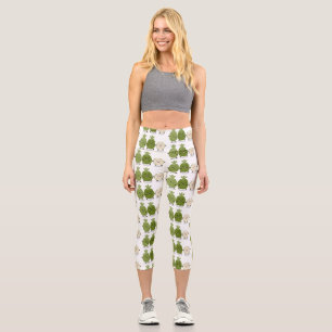 Niedlicher Ananas guava feijoa lustiger Cartoon Capri Leggings