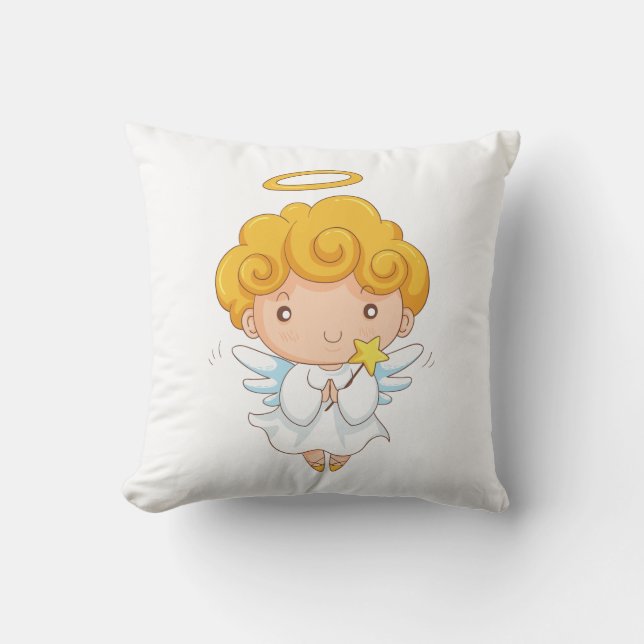 Niedlicher Angel Kissen (Vorderseite)