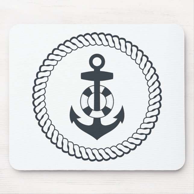 Niedlicher Anker Mousepad (Vorne)