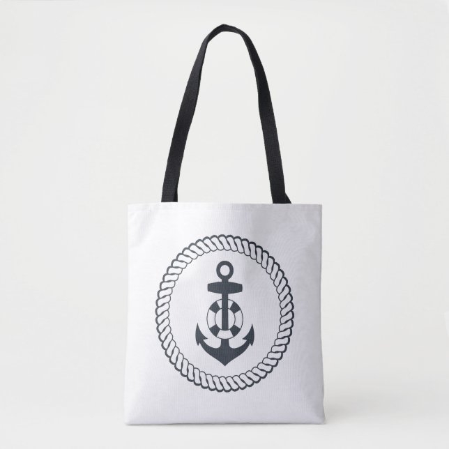Niedlicher Anker Tasche (Vorderseite)