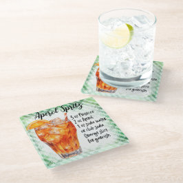 Niedlicher Aperolcocktail Rezept Glasuntersetzer