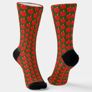 Niedlicher Apfel-Eye-Spaß-Cartoon Socken