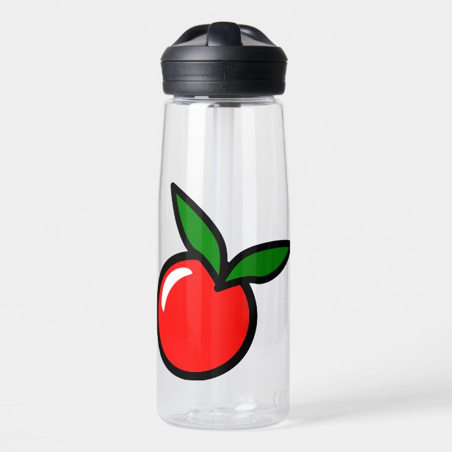 Niedlicher Apple Cherry Red Fruit Spaß Küche Carto Trinkflasche (Vorne)